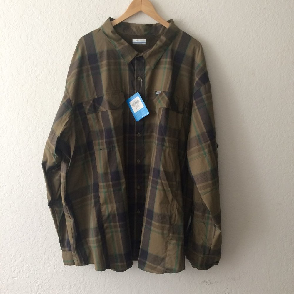 Columbia Omni Shade Button Down Shirt New - Picture 1 of 8
